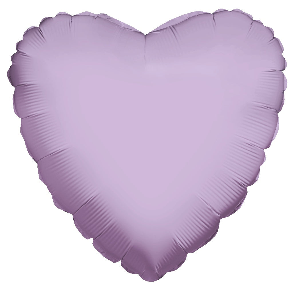 Pastel Lavender Pearlized Heart