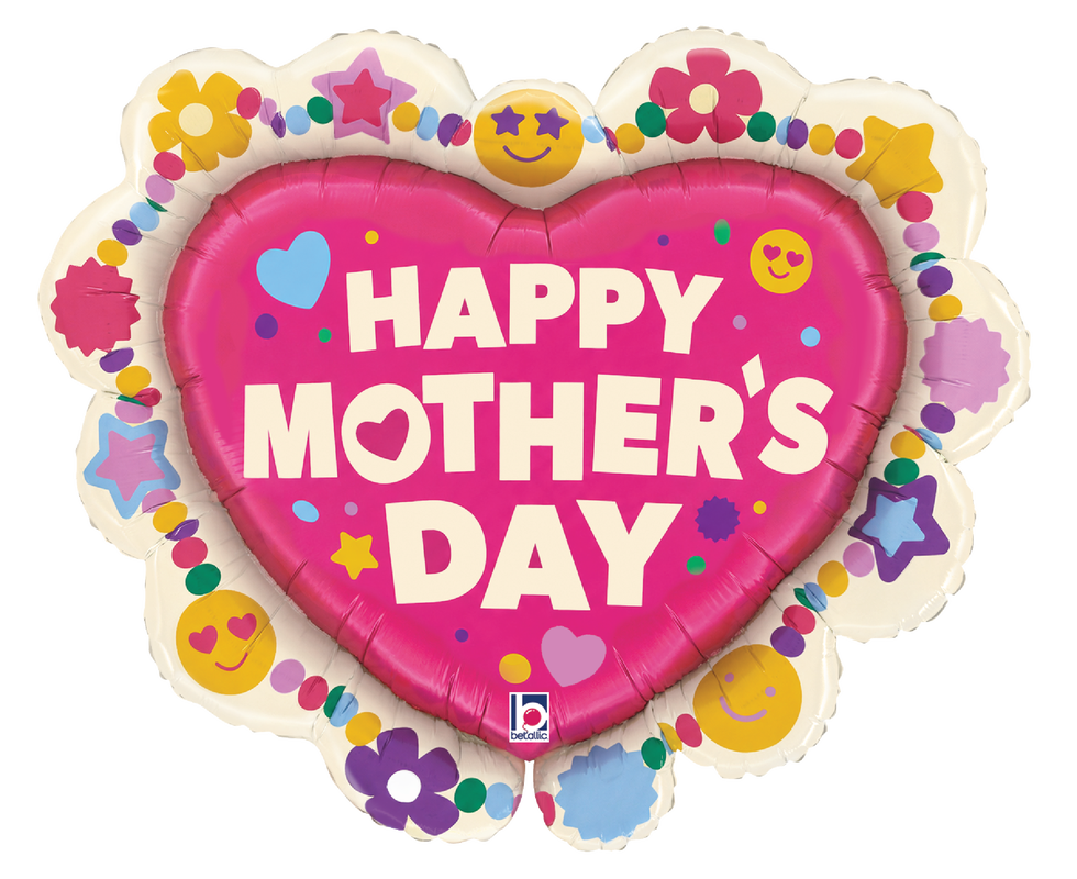 Mother's Day Charm Heart