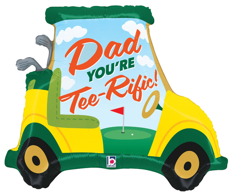 Tee-rific Dad Golf Cart