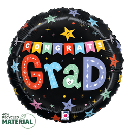 Hooray Grad Smiley Stars