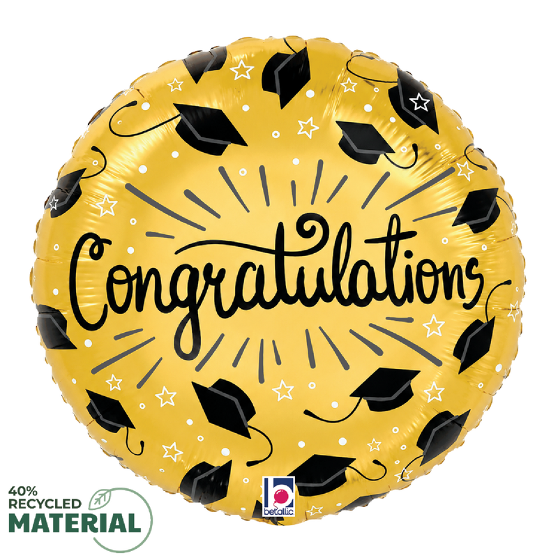 Tossed Caps Congratulations