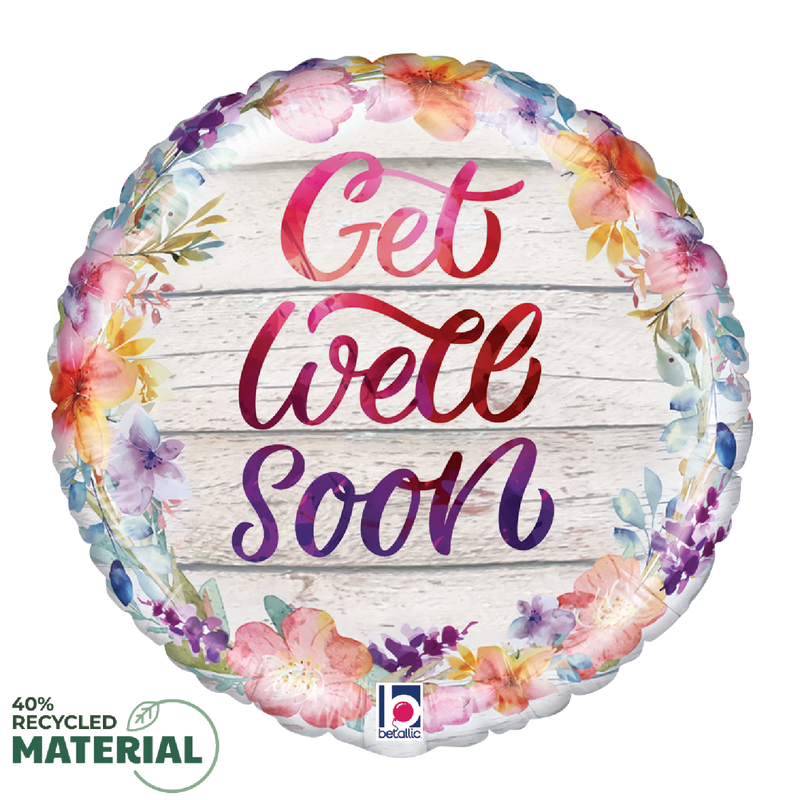 Get Well Watercolor Flowers