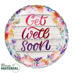 Get Well Watercolor Flowers
