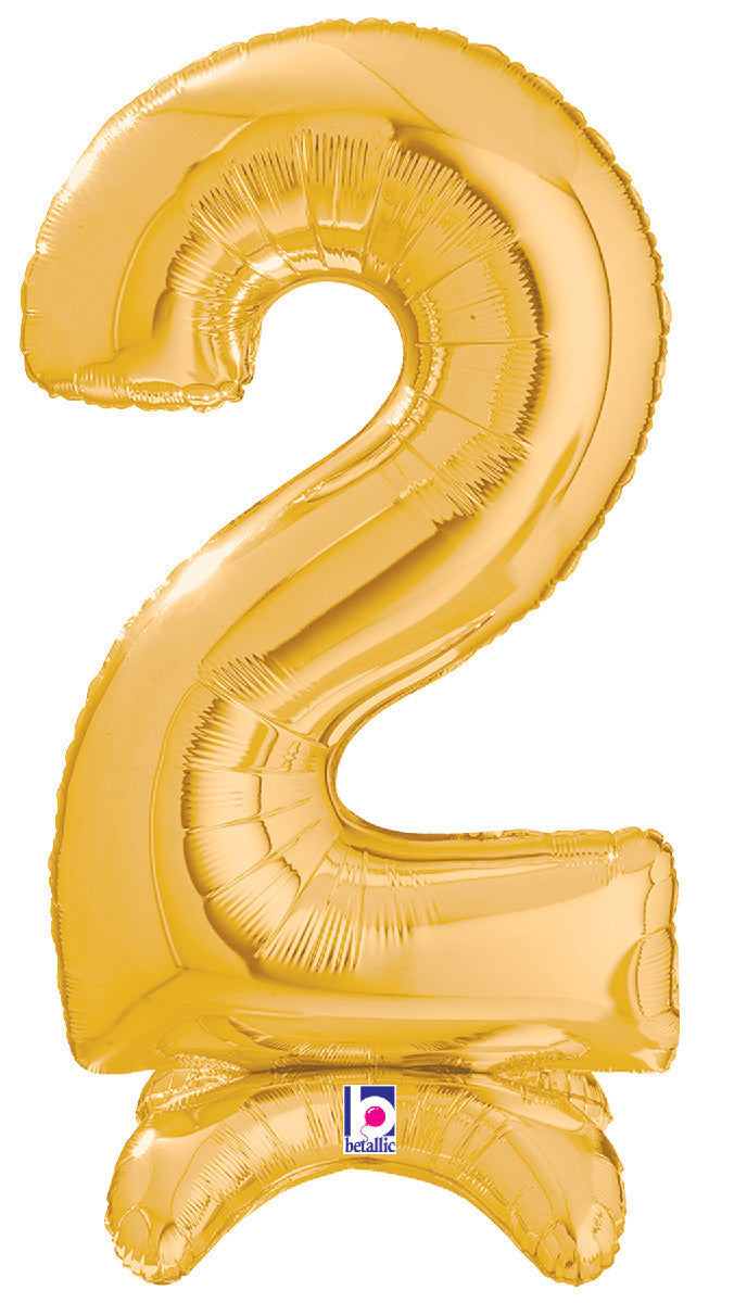 Number Stand Up 2 Gold