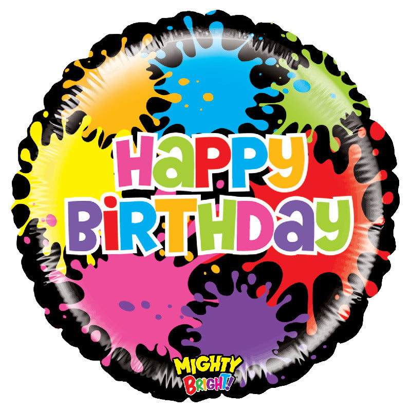 Mighty Paint Splatters Birthday
