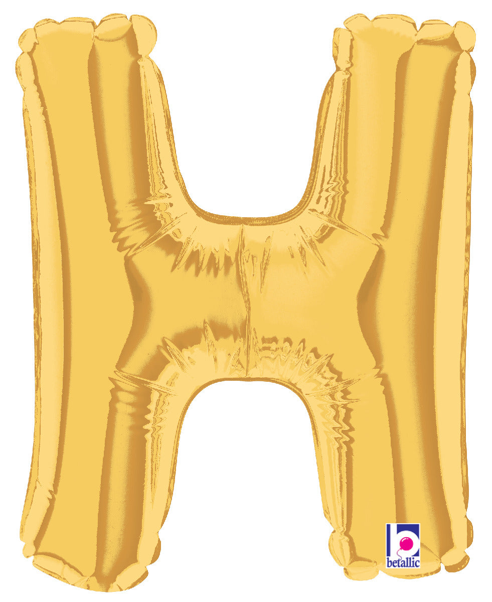 Letter H Gold