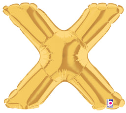 Letter X Gold