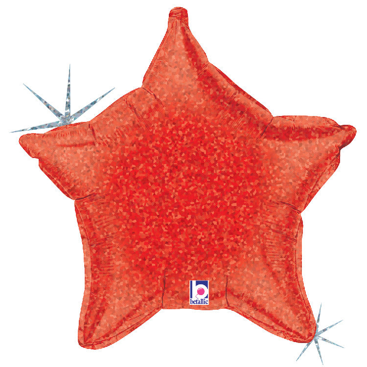 Red Holographic Star