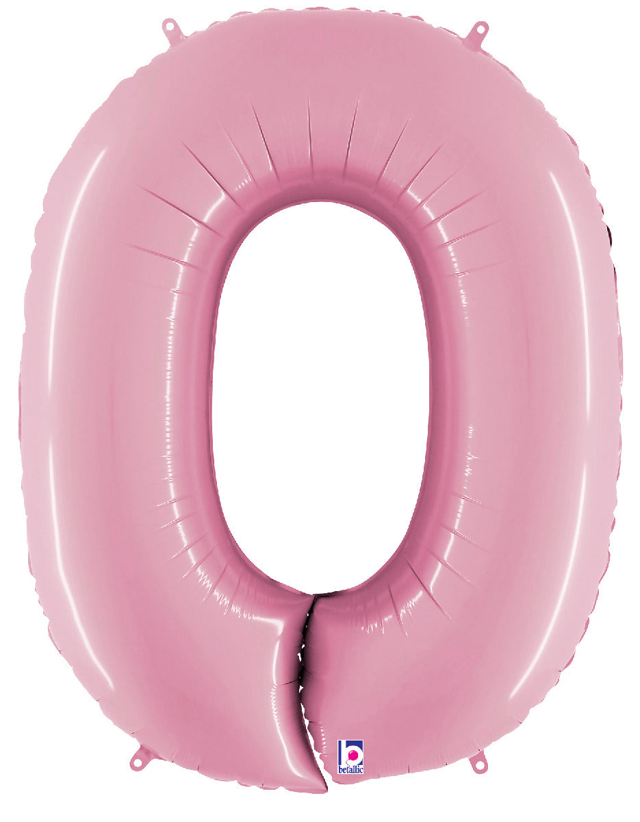 Number 0 Pastel Pink