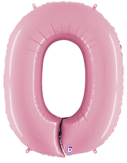 Number 0 Pastel Pink