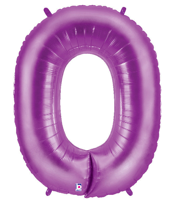 Number 0 Purple