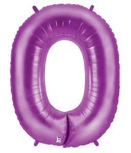 Number 0 Purple