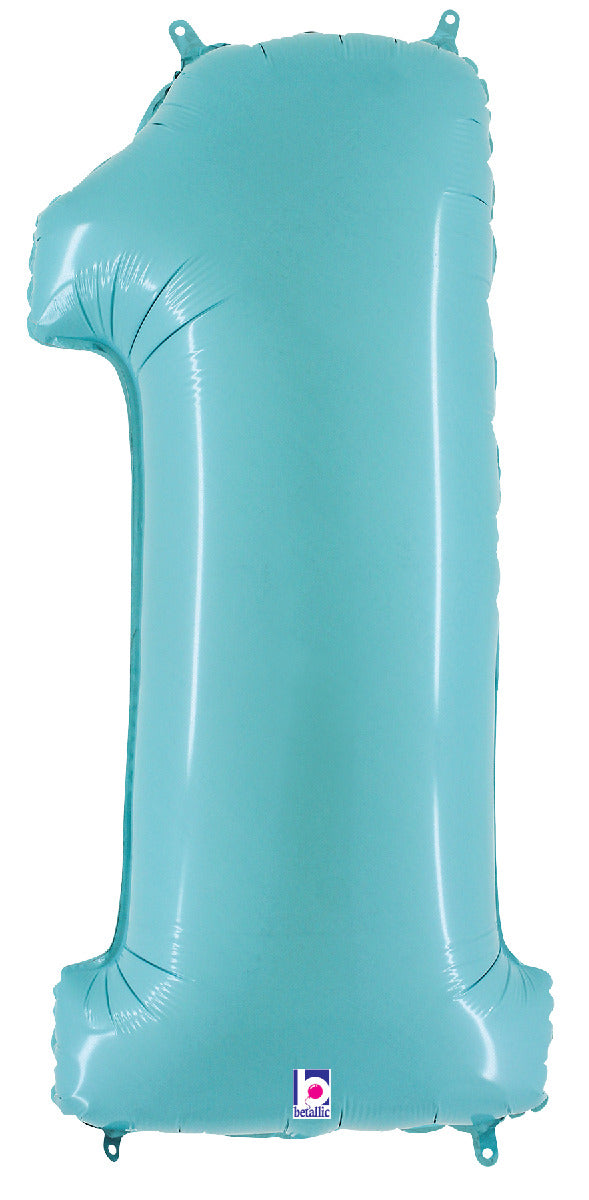 Number 1 Pastel Blue
