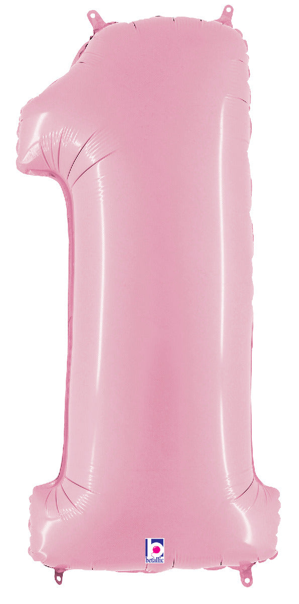 Number 1 Pastel Pink