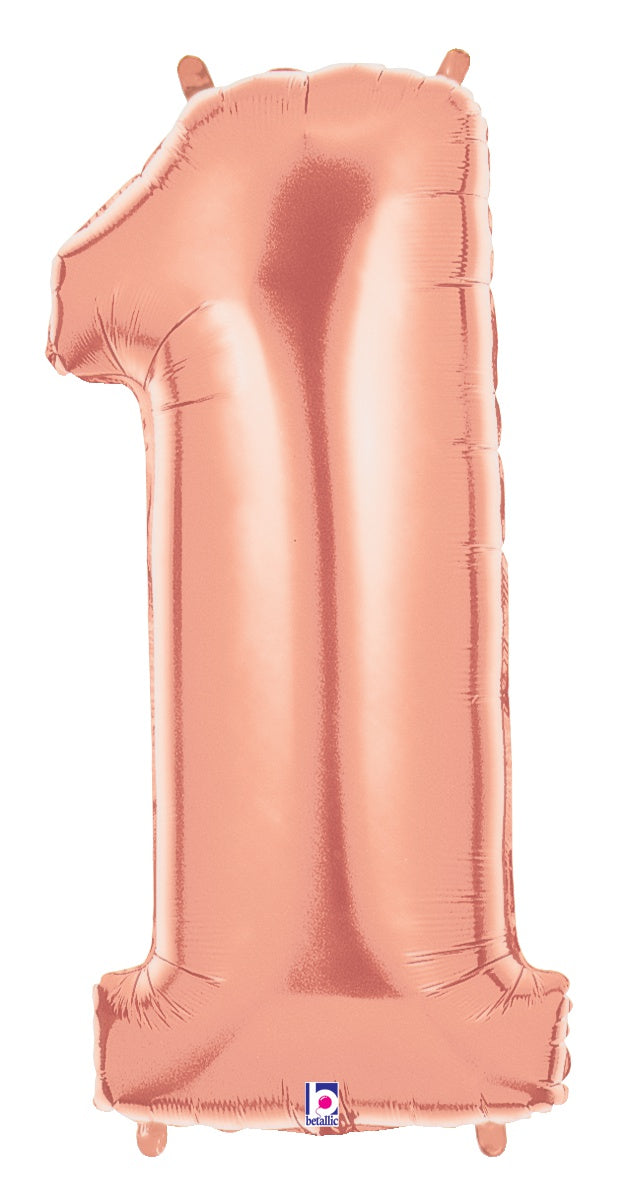 Number 1 Rose Gold