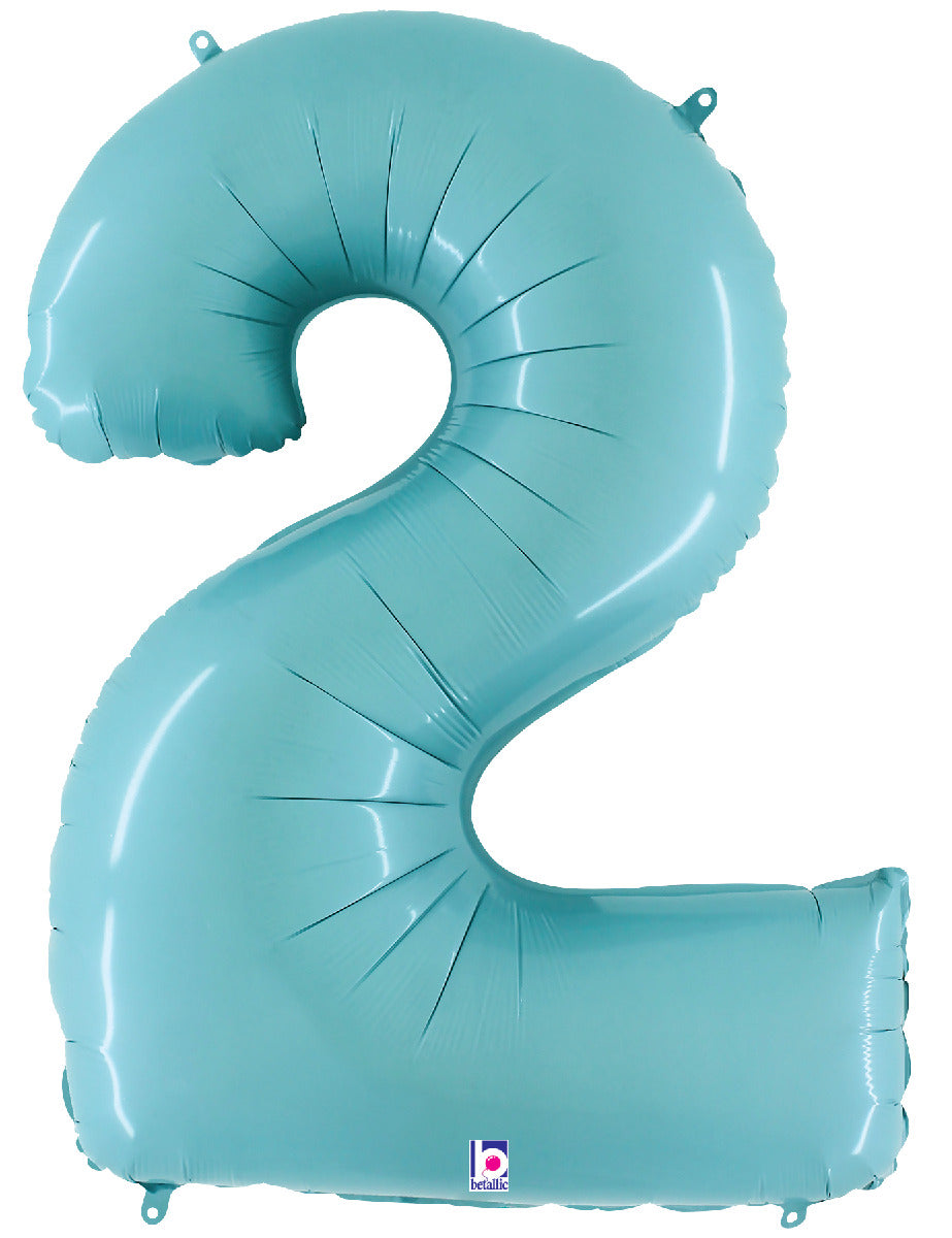 Number 2 Pastel Blue
