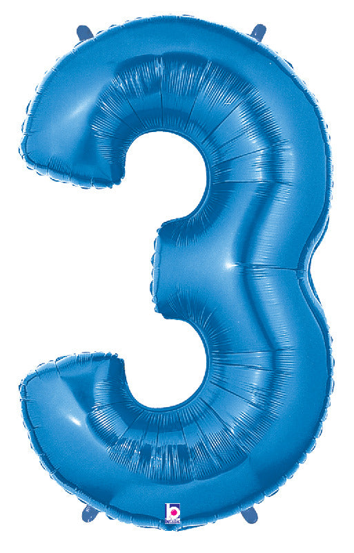 Number 3 Blue