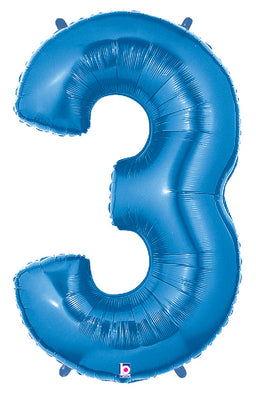 Number 3 Blue