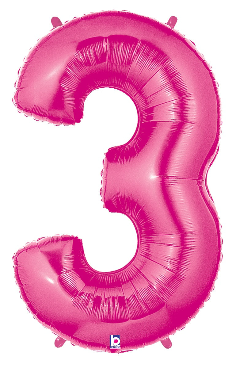 Number 3 Pink