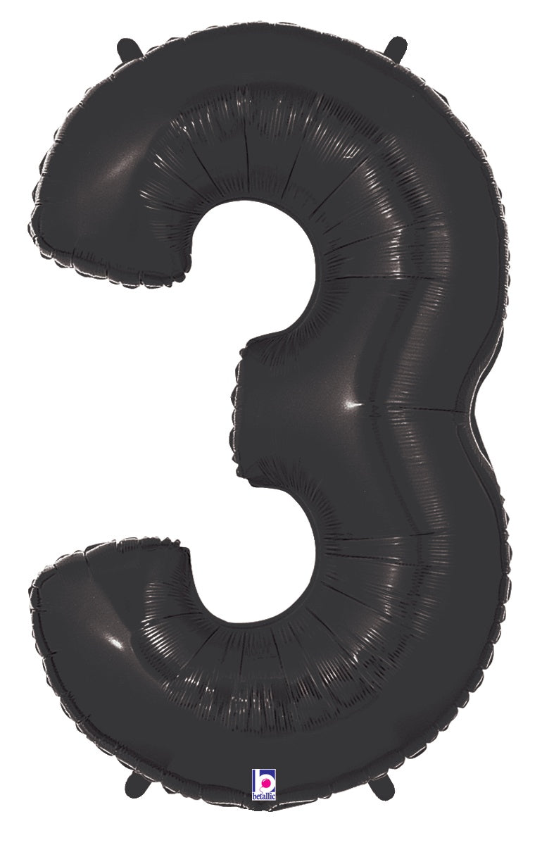 Number 3 Black
