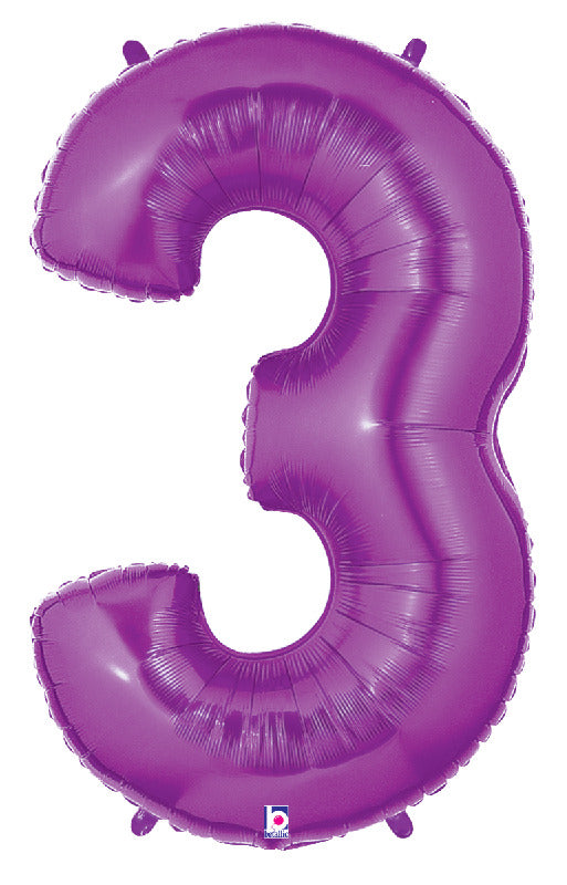 Number 3 Purple
