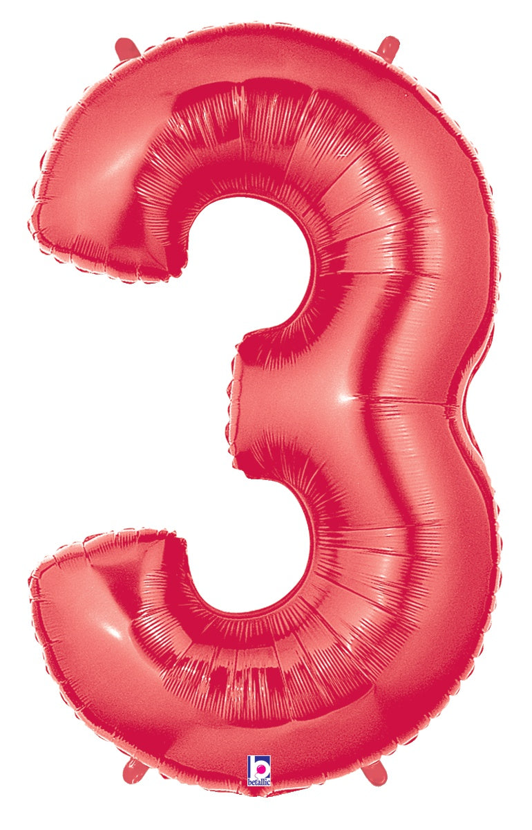 Number 3 Red
