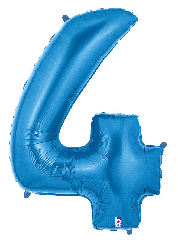 Number 4 Blue