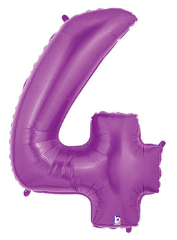 Number 4 Purple