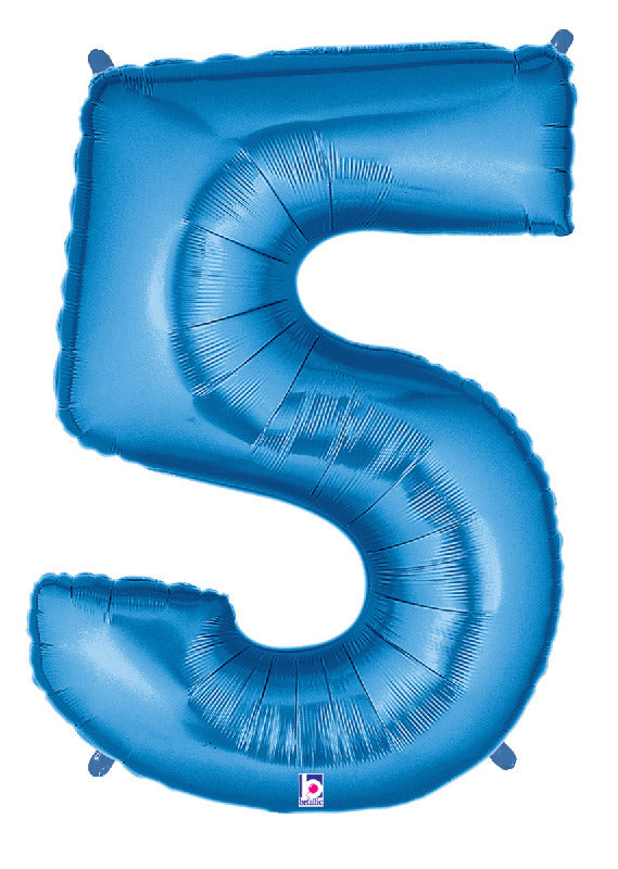 Number 5 Blue