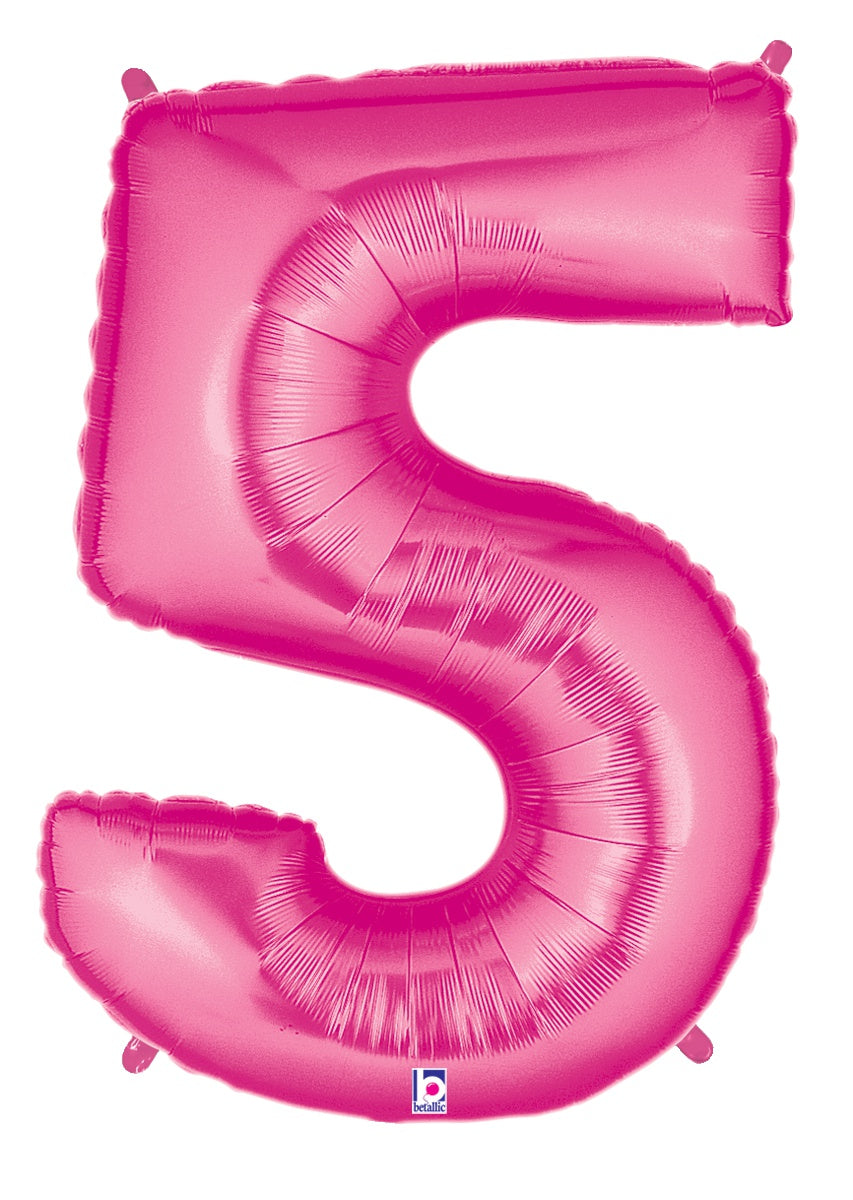 Number 5 Pink
