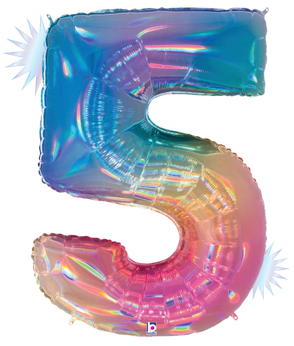 Number 5 Opal Rainbow