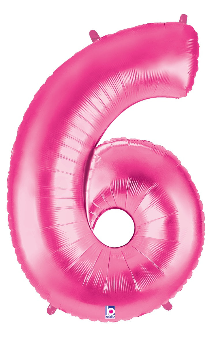 Number 6 Pink