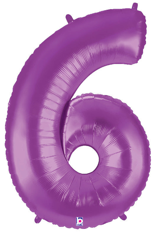 Number 6 Purple