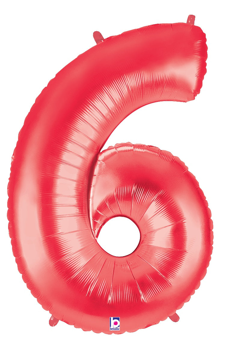 Number 6 Red