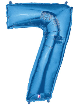 Number 7 Blue