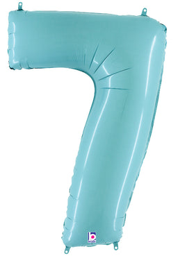 Number 7 Pastel Blue