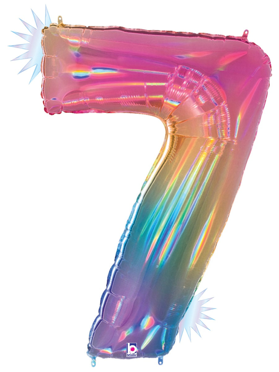 Number 7 Opal Rainbow