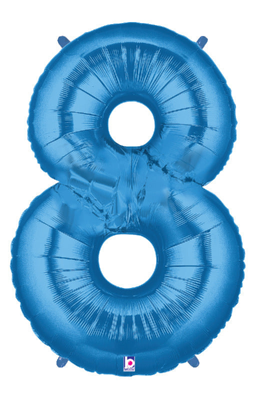 Number 8 Blue