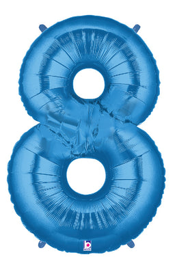Number 8 Blue