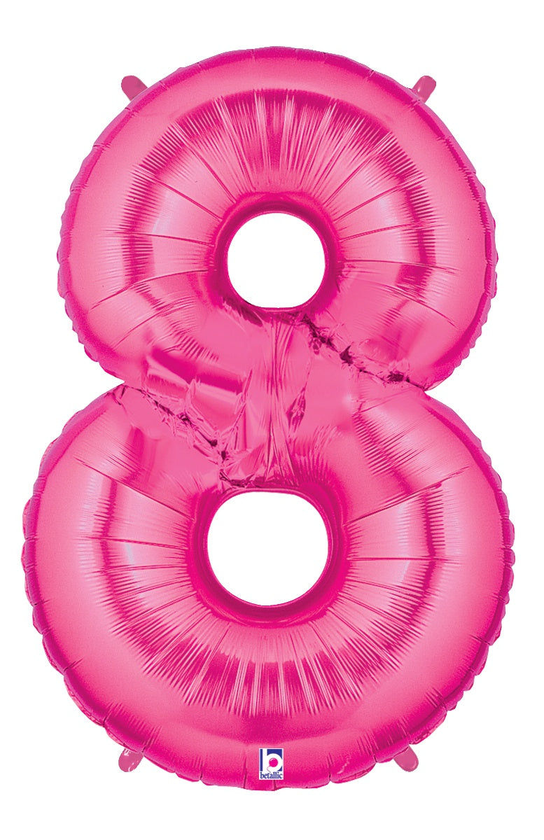 Number 8 Pink