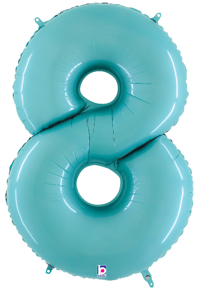 Number 8 Pastel Blue