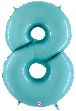 Number 8 Pastel Blue