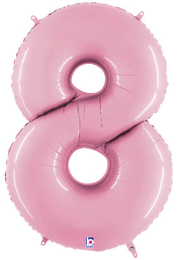 Number 8 Pastel Pink