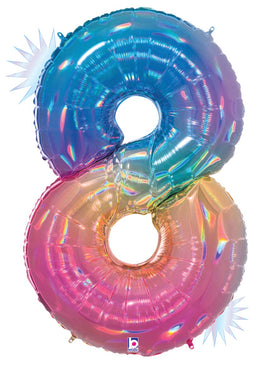 Number 8 Opal Rainbow