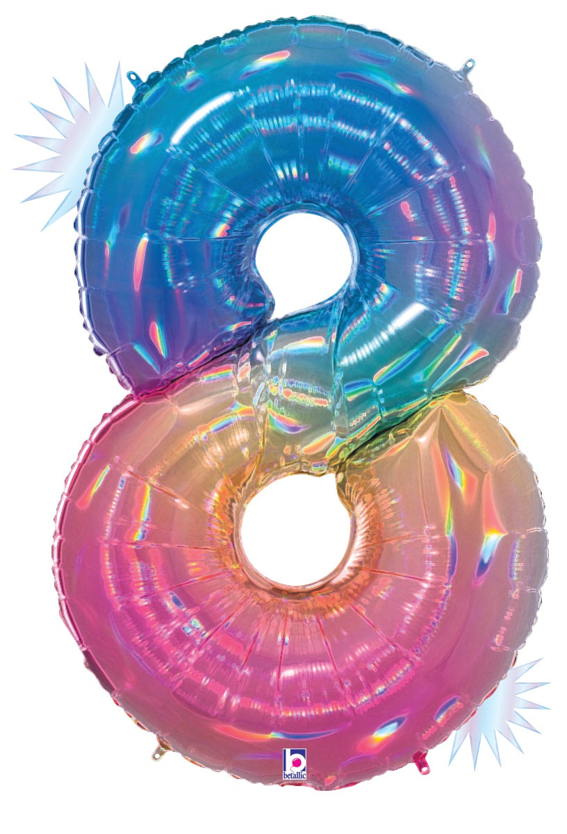 Number 8 Opal Rainbow