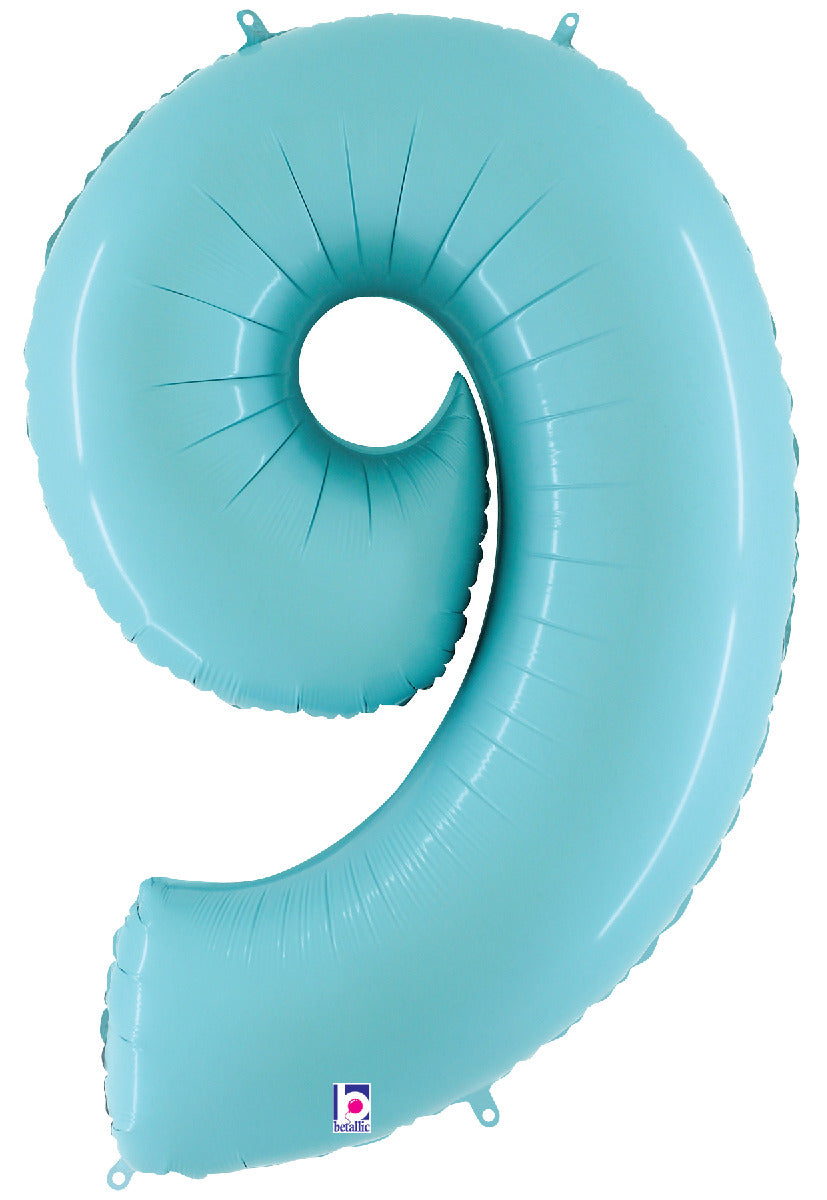 Number 9 Pastel Blue