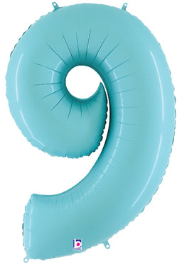 Number 9 Pastel Blue