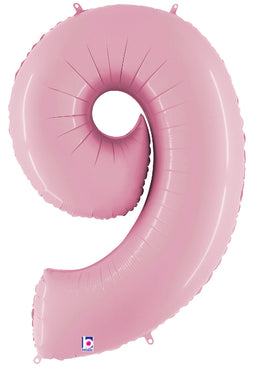 Number 9 Pastel Pink