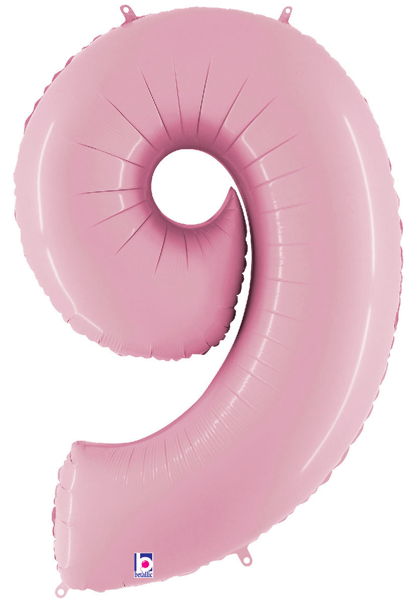 Number 9 Pastel Pink