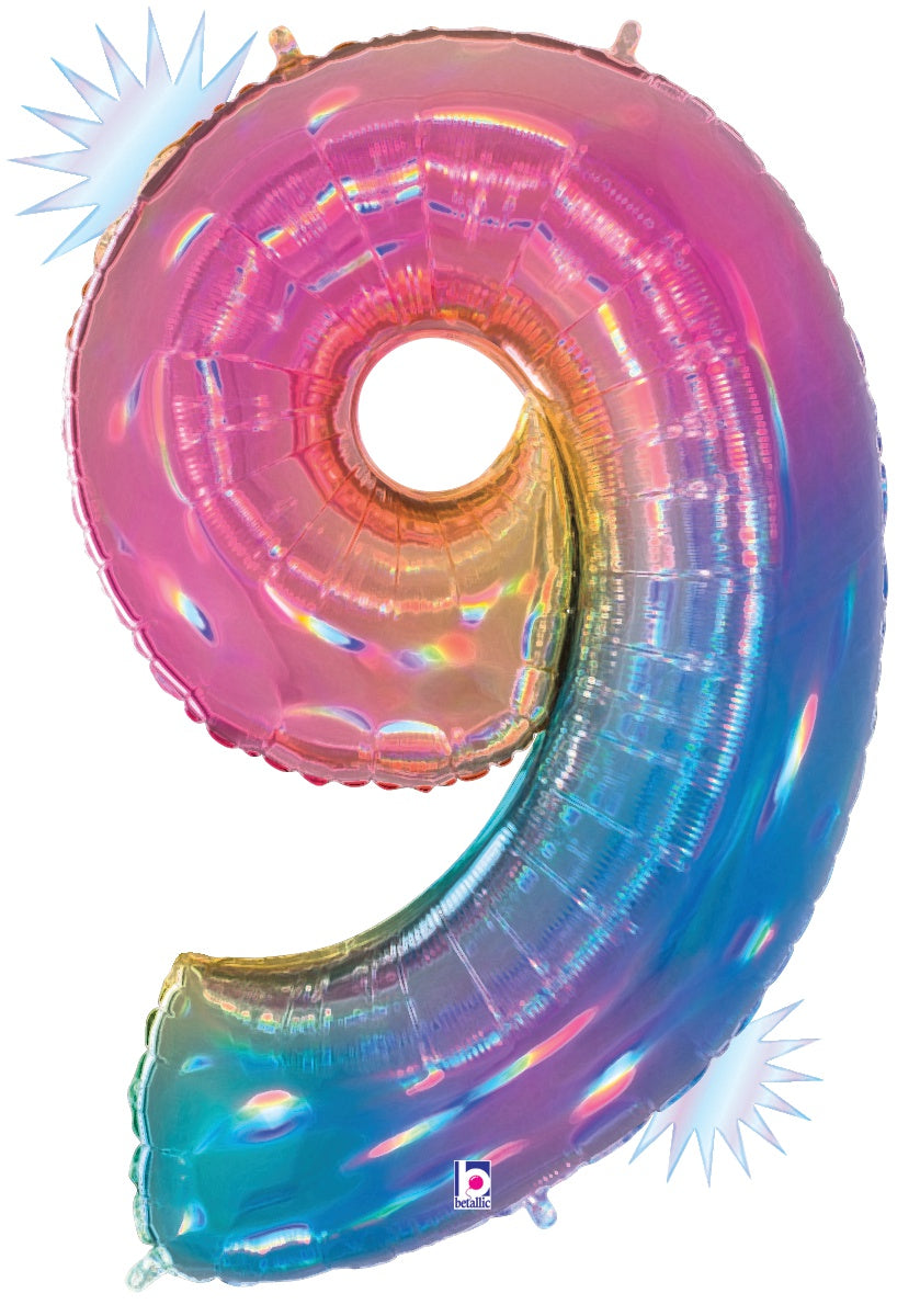 Number 9 Opal Rainbow